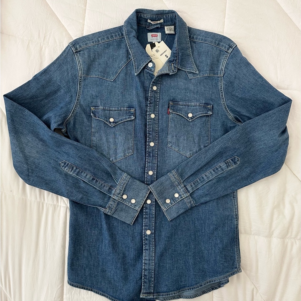 Levi's Blue Denim Shirt